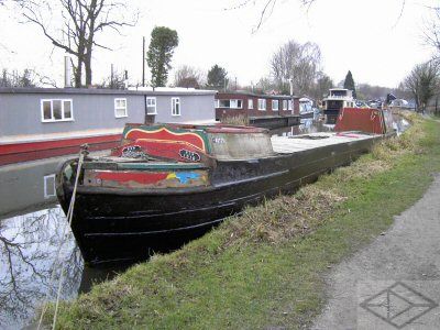 Dane at trent Lock 2008 'between owners'. Pic CN Deuchar